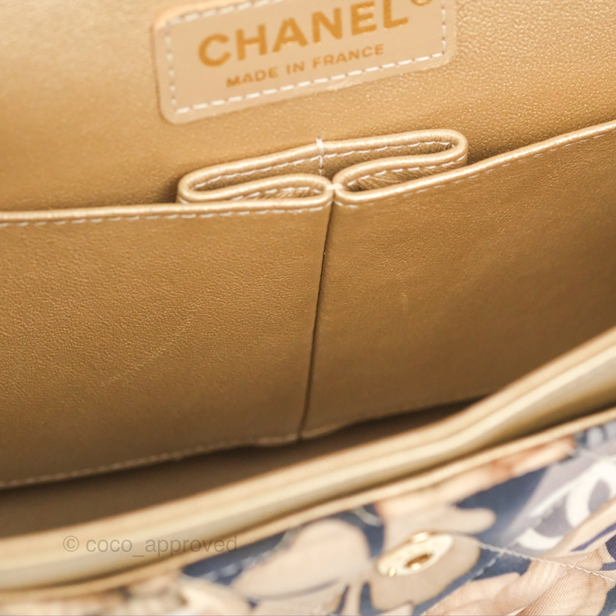 Chanel Medium Classic Double Flap Bag in Metallic Gold Lambskin with Gold Hardware - Luxury Designer Handbag for Women, Perfect for Parties, Date Nights & Special Occasions