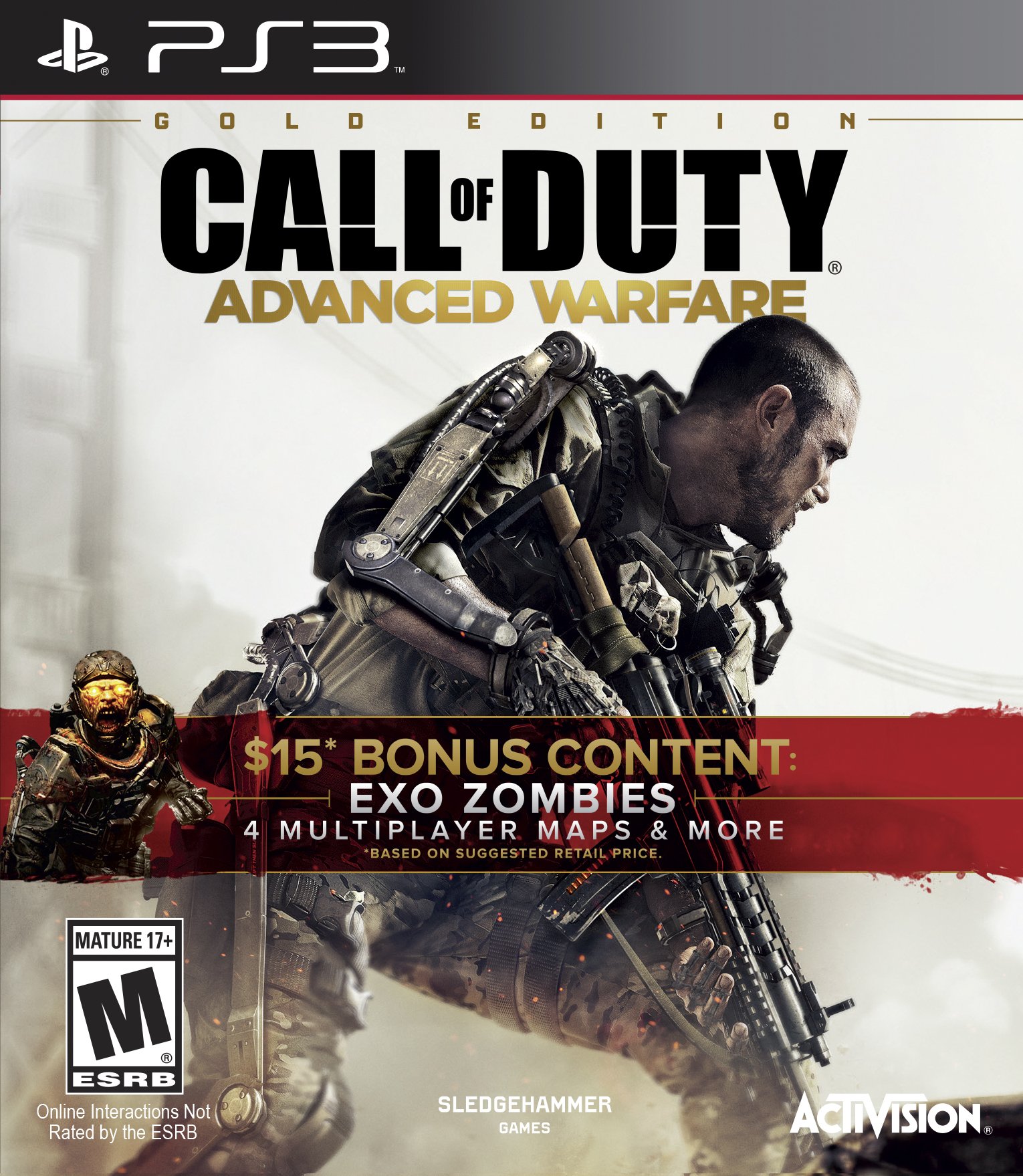 Call of Duty: Advanced Warfare Gold Edition - PS3 Game | Action-Packed First-Person Shooter for PlayStation 3 | Perfect for Gaming Nights & Competitive Play