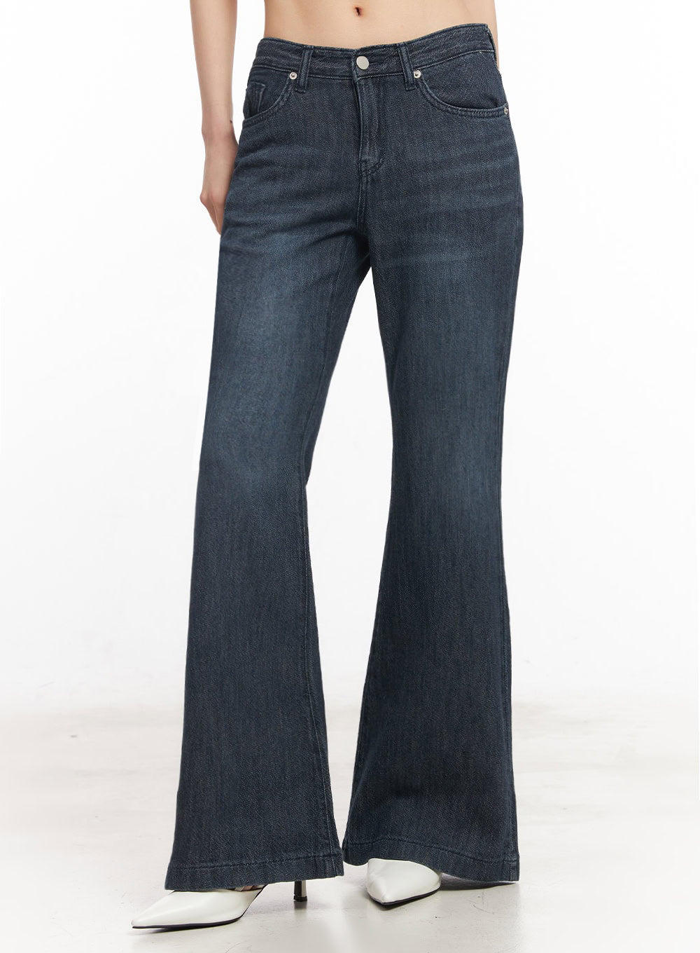 Francine Stretchy Bootcut Jeans for Women - Comfortable High Waist Denim Pants IY529 | Perfect for Casual Wear, Office & Date Night Outfits
