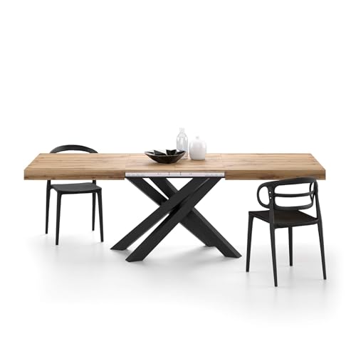 Rustic Oak With Black Legs
