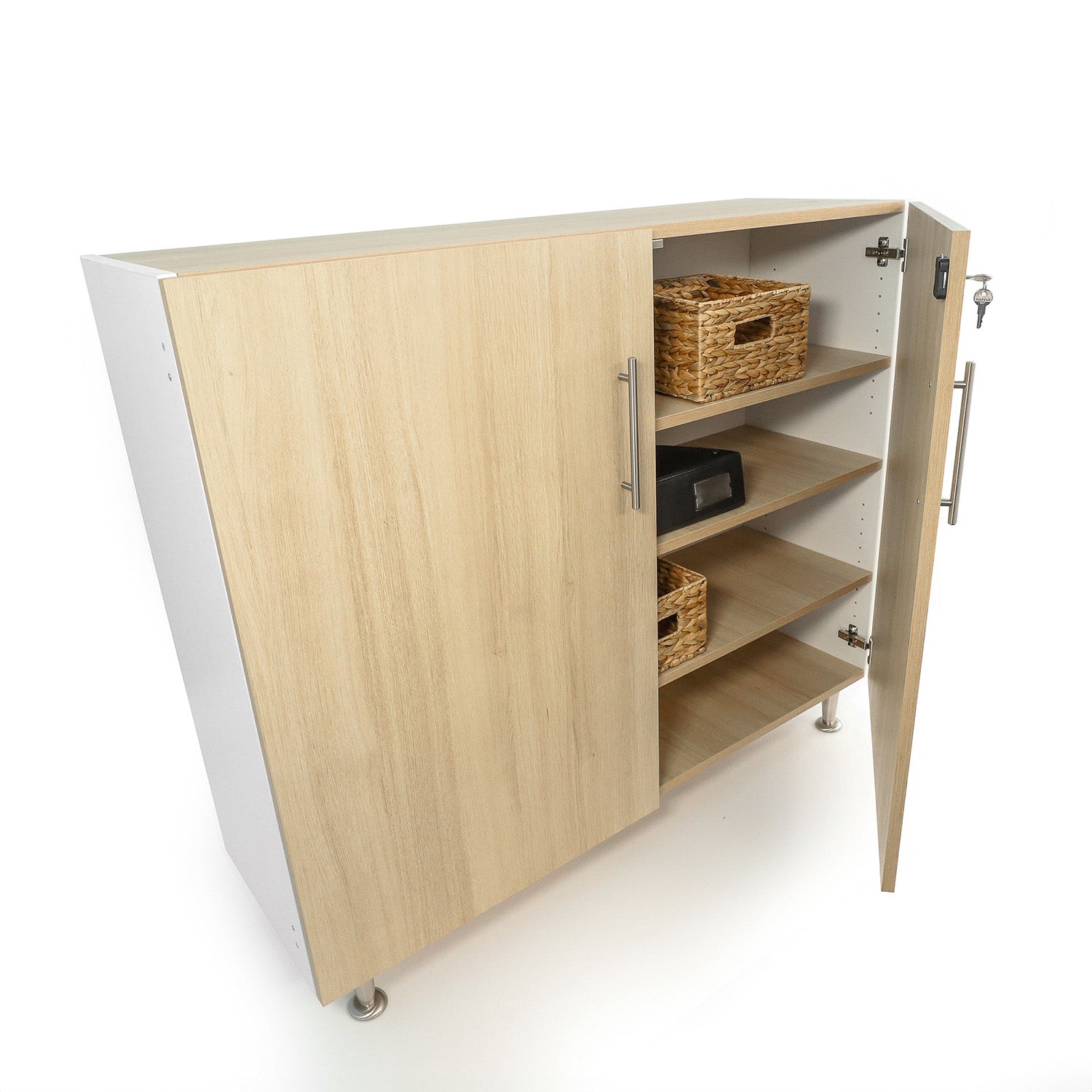 Elevated™ Lockable Wall Cabinet WB1950 - Secure Storage for Home, Office & Garage - Perfect for Organizing Tools, Supplies & Valuables