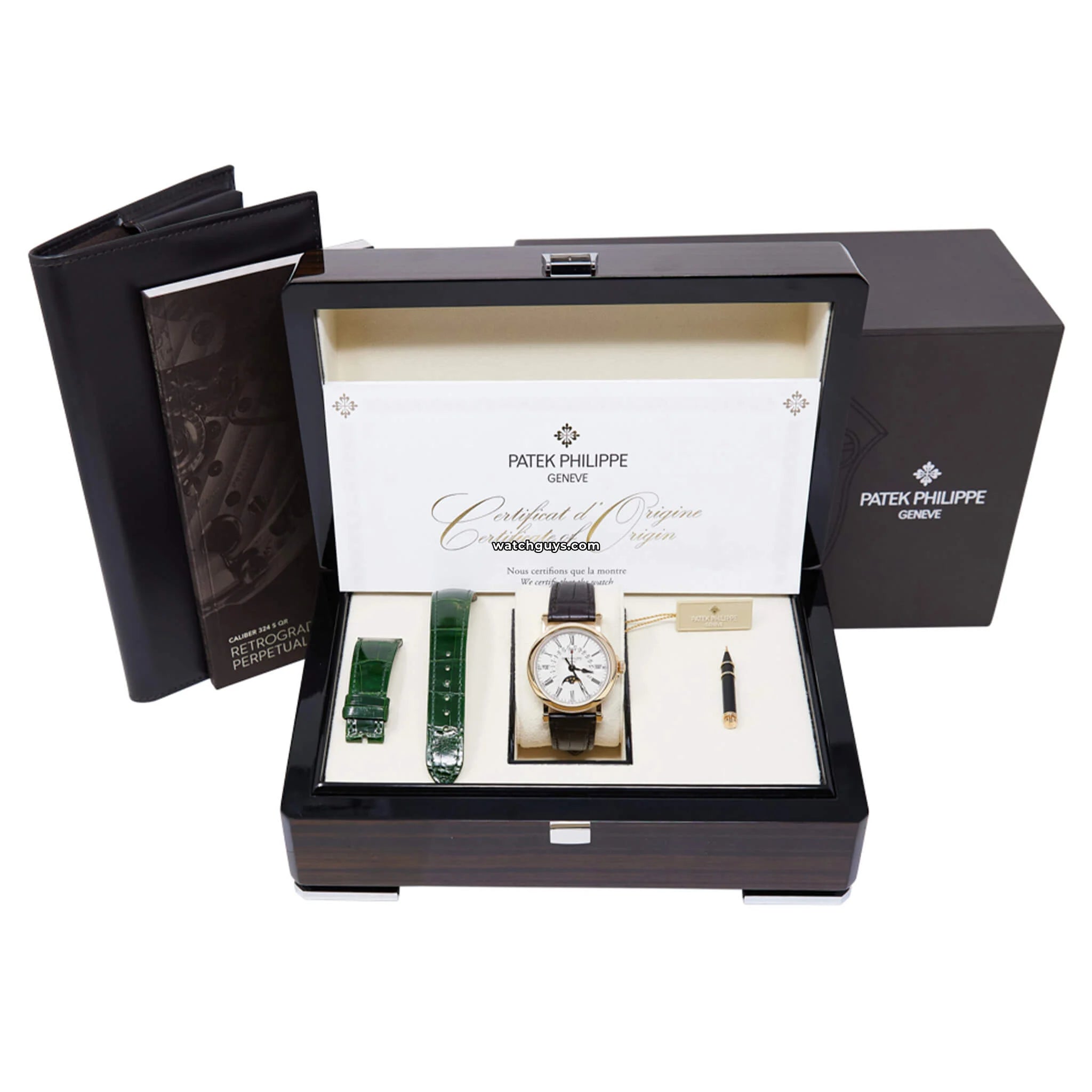 Patek Philippe 5159R 001 Men's Rose Gold Perpetual Calendar Luxury Watch - Perfect for Business Meetings & Formal Events