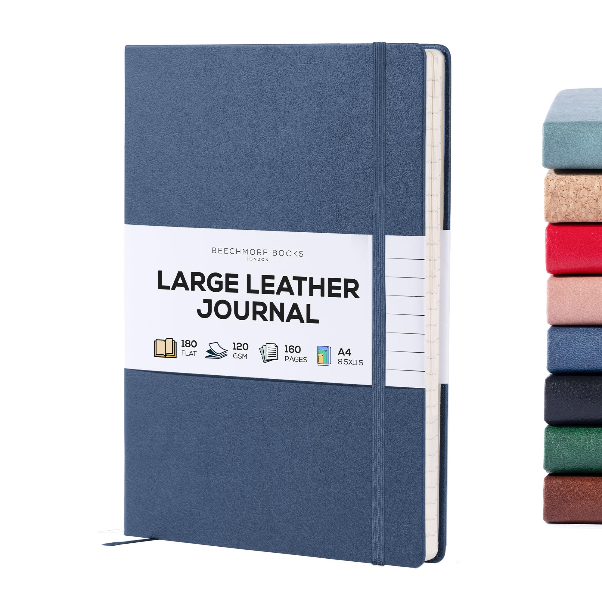 Premium BEECHMORE Lined Journal Notebook - 8.5