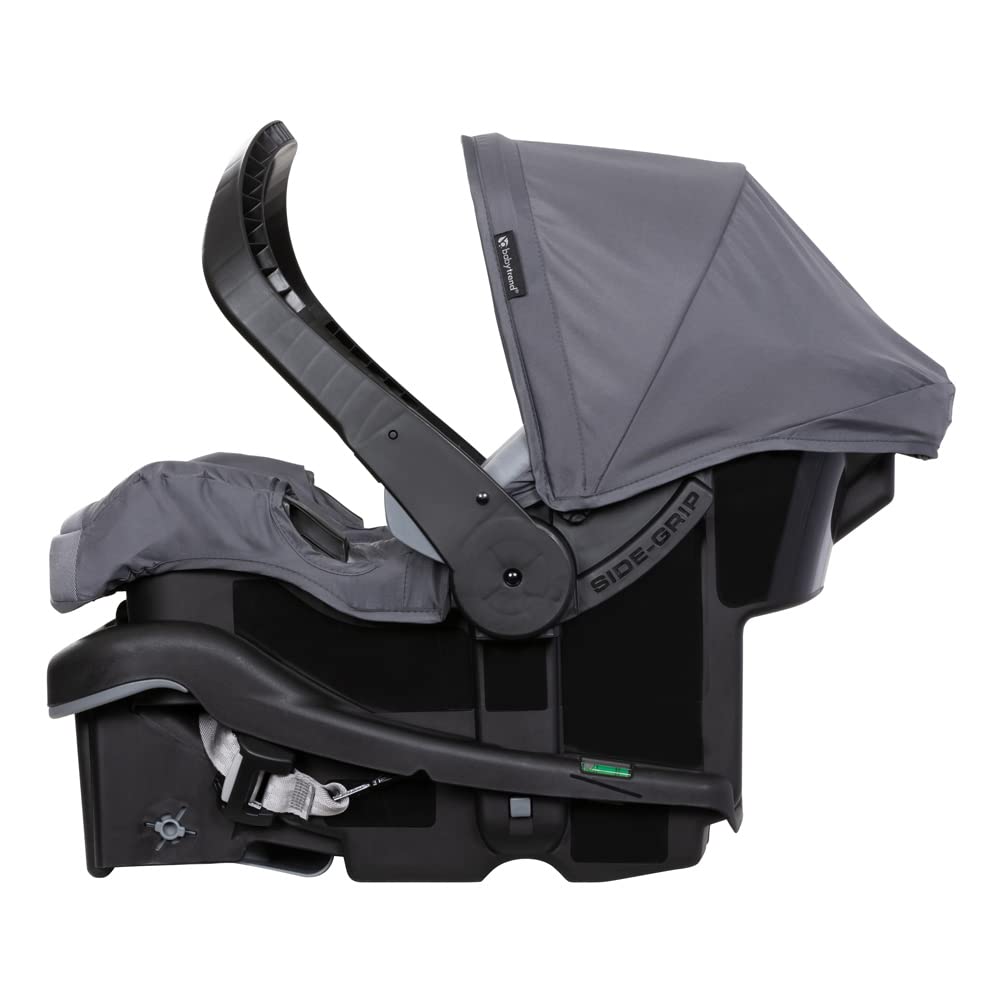 Baby Trend Passport® Cargo Stroller Travel System with EZ-Lift™ PLUS Infant Car Seat - Lightweight Compact Stroller for Travel & Everyday Use, Grey Bamboo | Perfect for Airports, Shopping & Family Outings