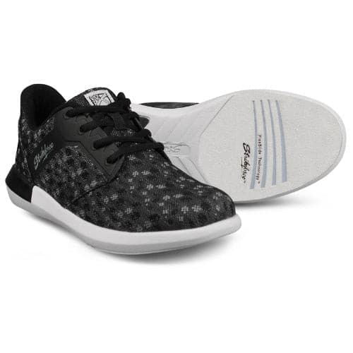 KR Strikeforce Lux Black/Crystal Women's Bowling Shoes - Lightweight & Comfortable for League Play & Tournament Bowling