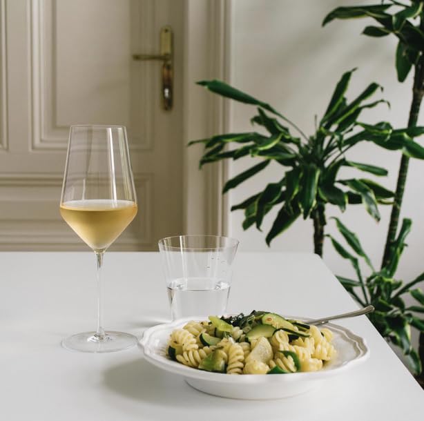 Zalto Denk'Art Premium Hand-Blown Crystal White Wine Glasses - Set of 2 Elegant Stemware in Single Packed Boxes | Perfect for Fine Dining, Wine Tasting & Luxury Gift Giving