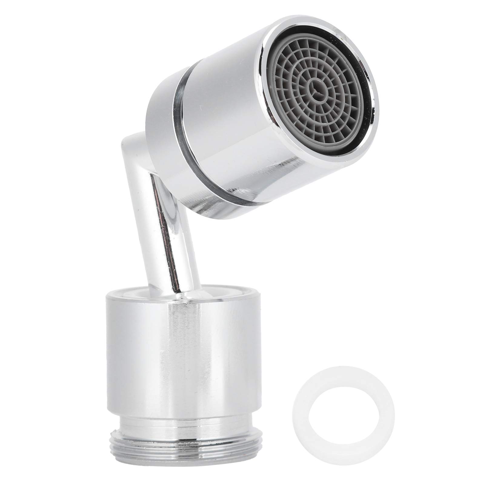 01 Universal Water Saving Rotating Faucet - Kitchen Sink Faucet with 360° Swivel Spout, Easy Install for Home, RV & Outdoor Use - Perfect for Washing Dishes, Filling Pots & Cleaning Vegetables