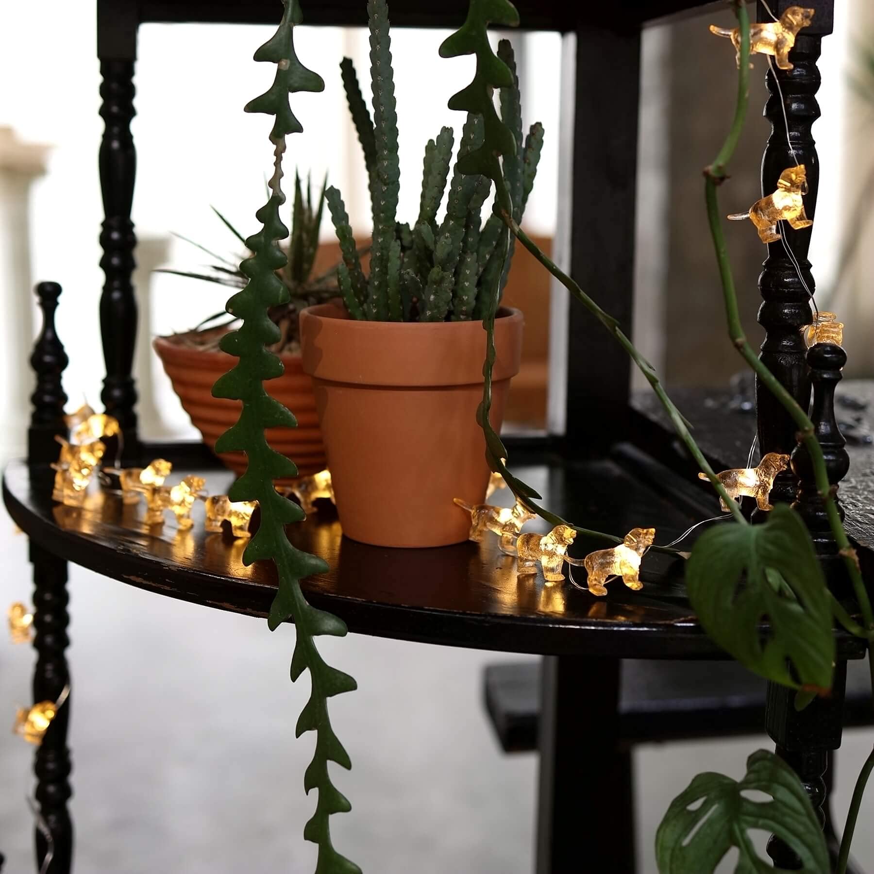 20LED Labrador Puppy Fairy String Lights - 8ft USB/Battery Operated Cute Decorative Lights for Bedroom, Birthday, Christmas & Thanksgiving | Novelty Dog Gifts for Women, Home Decor, Party Lighting