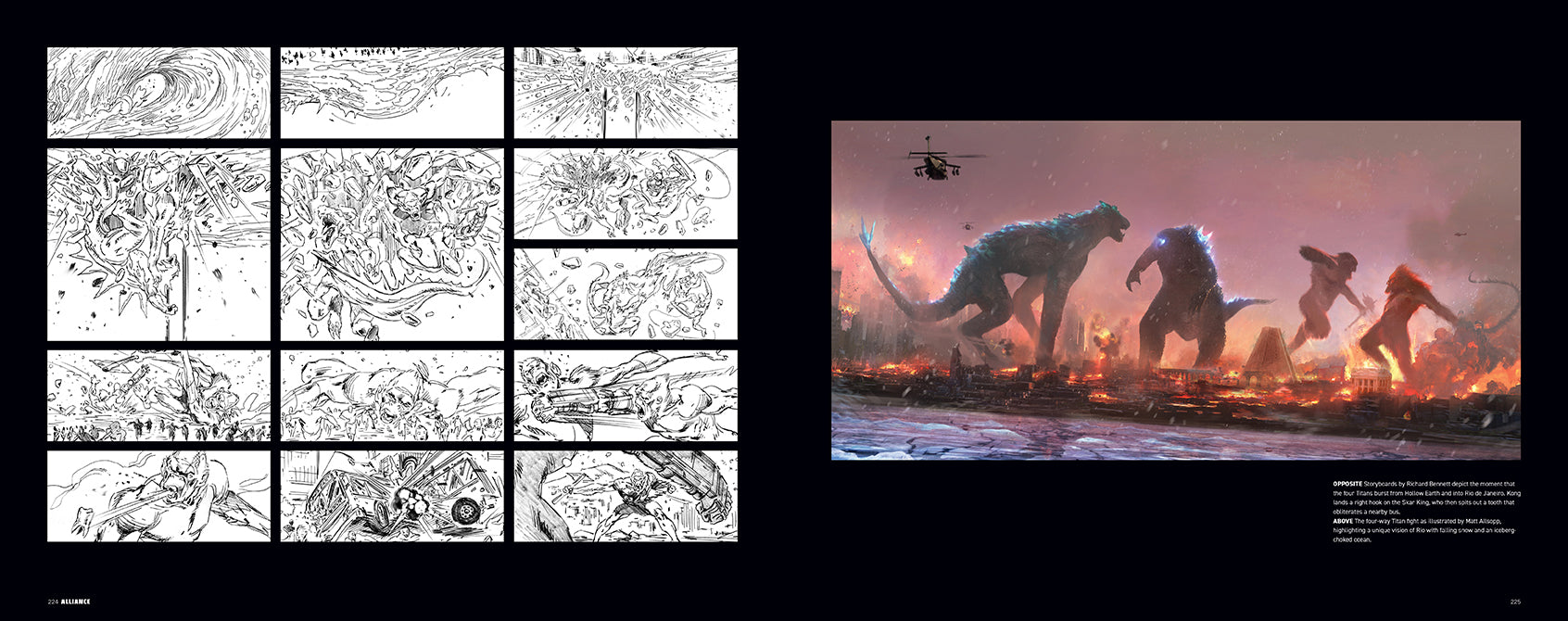 Godzilla x Kong: The New Empire Official Art Book - Collectible Movie Artwork & Behind-the-Scenes Photos - Perfect for Fans, Collectors & Home Decor
