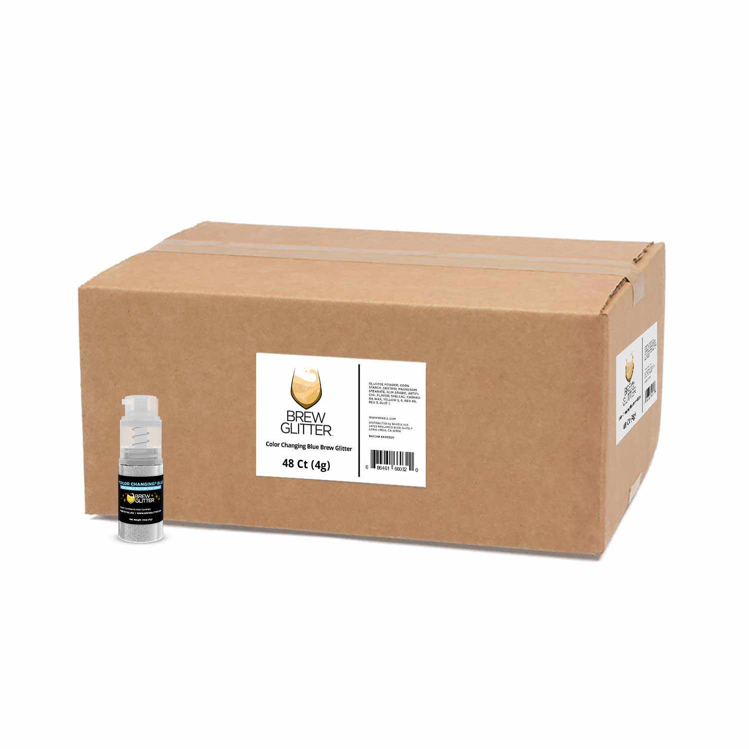Wholesale Blue Color Changing Beverage Glitter Mini Spray Pump - Perfect for Party Drinks, Cocktails & DIY Beverage Decorations