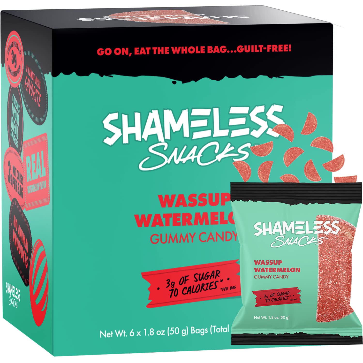 Delicious Watermelon Candy - Sweet & Juicy Flavor | Perfect for Parties, Gifts & Snacking | Shameless Snacks