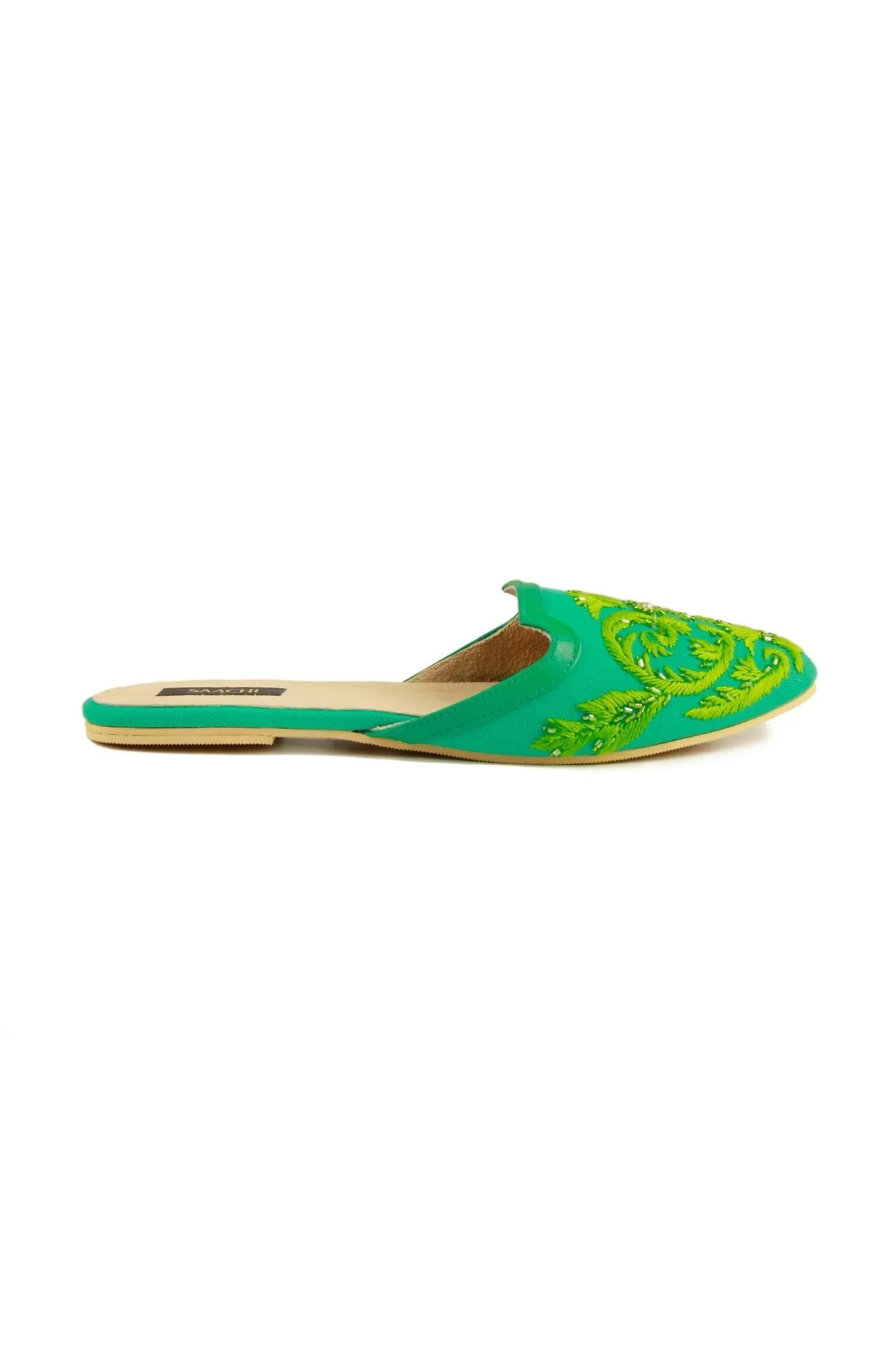 Comfortable Pool Embroidered Mule Slippers for Women - Soft House Shoes for Indoor & Outdoor Use - Perfect for Beach, Spa, and Lounging at Home