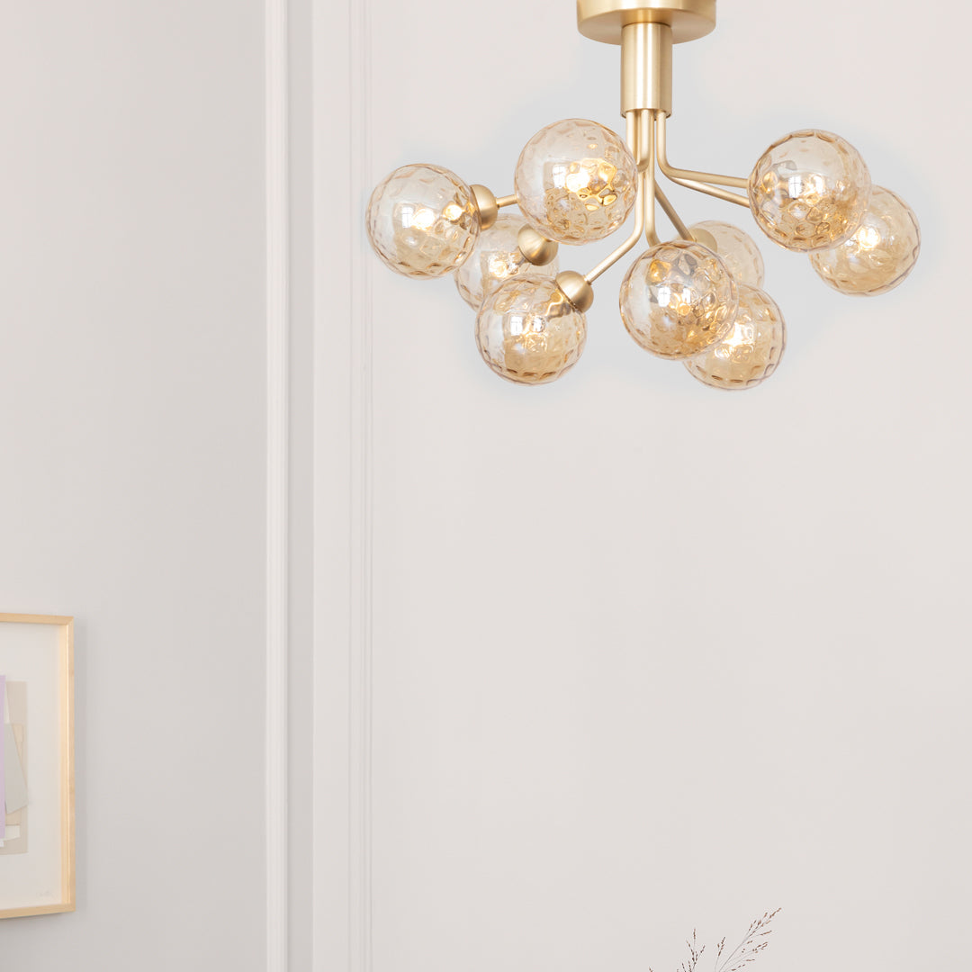 Apiales 9-Inch Modern Ceiling Light Fixture - Energy Efficient LED Flush Mount for Bedroom, Living Room & Kitchen Lighting