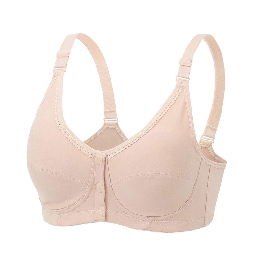 Plus Size Cotton Bras for Women - Adjustable Straps & Seamless U-Back Design - Comfortable Big Girl Underwear for Middle-Aged & Elderly - Perfect for Daily Wear, Work & Relaxation