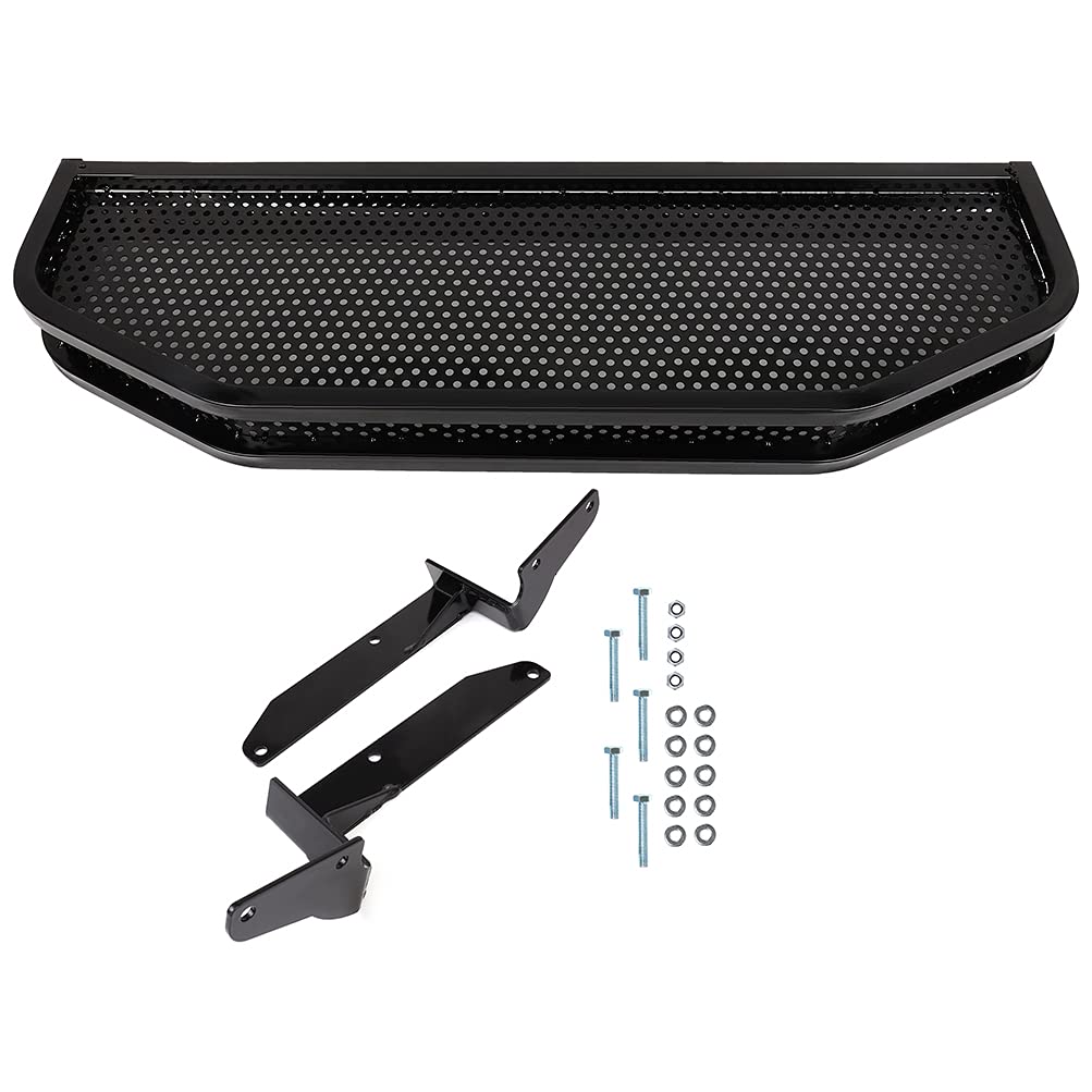 ECCPP Front Steel Storage Basket with Mounting Brackets for Club Car DS Golf Carts - Black | Extra Storage for Golf Clubs & Accessories | Perfect for Golf Course & Outdoor Use