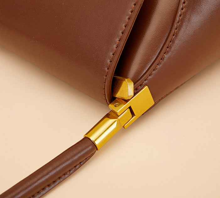 Stylish Genuine Leather Small Shoulder Handbag for Women - Perfect for Work, Travel & Everyday Use