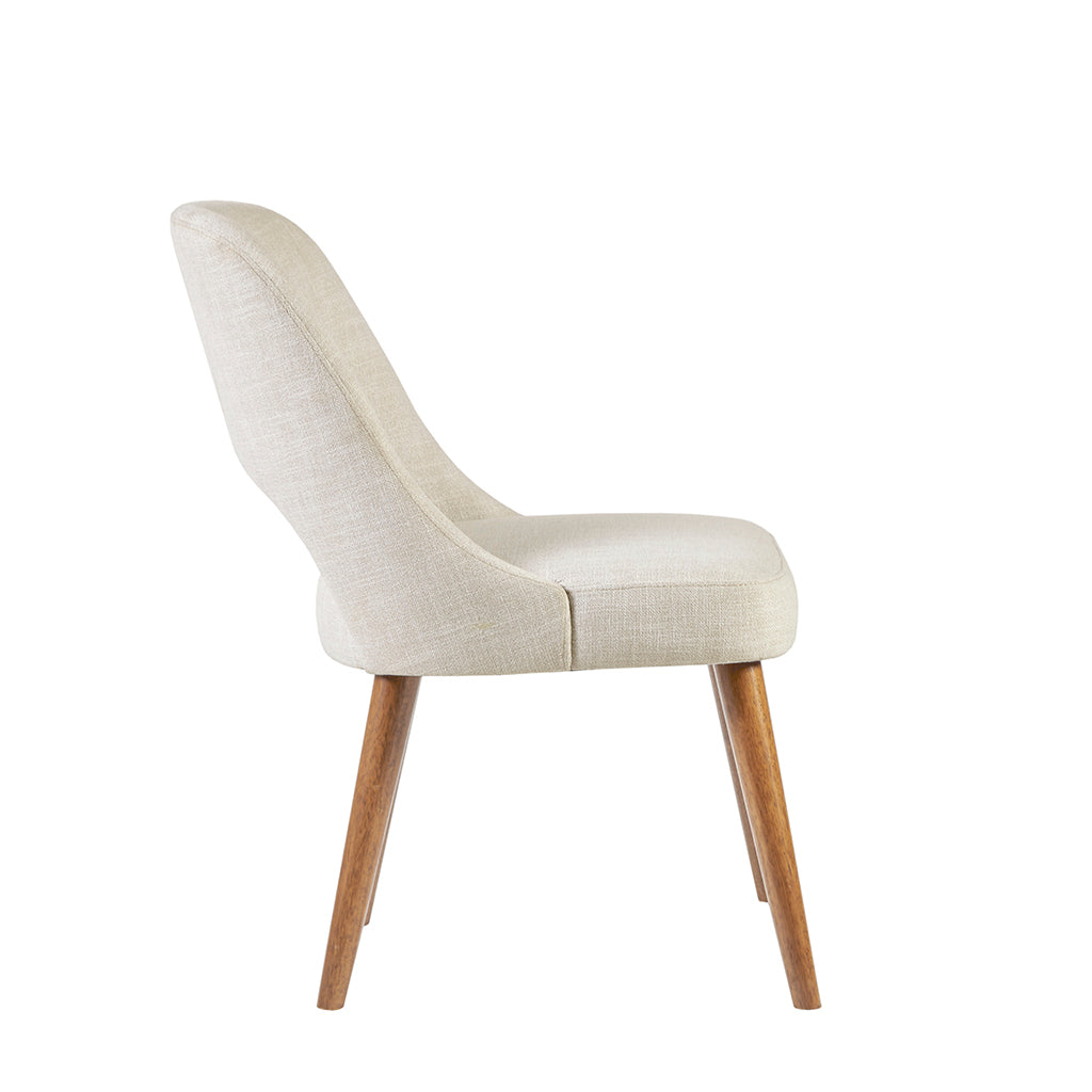 Modern Dining Chairs Set of 2 - Sturdy Wooden Side Chairs with Padded Seat - Perfect for Kitchen, Dining Room, Breakfast Nook & Small Spaces