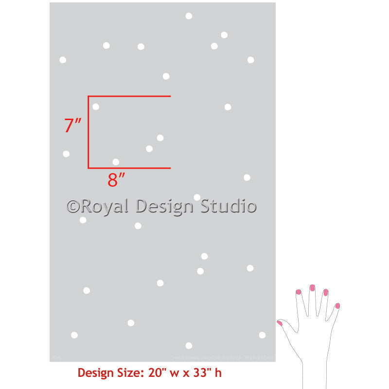 Firefly Bonnie Christine Wall Stencil - DIY Home Decor Stencils for Painting, Wall Art, and Creative Projects | Perfect for Bedrooms, Living Rooms, and Nursery Decor