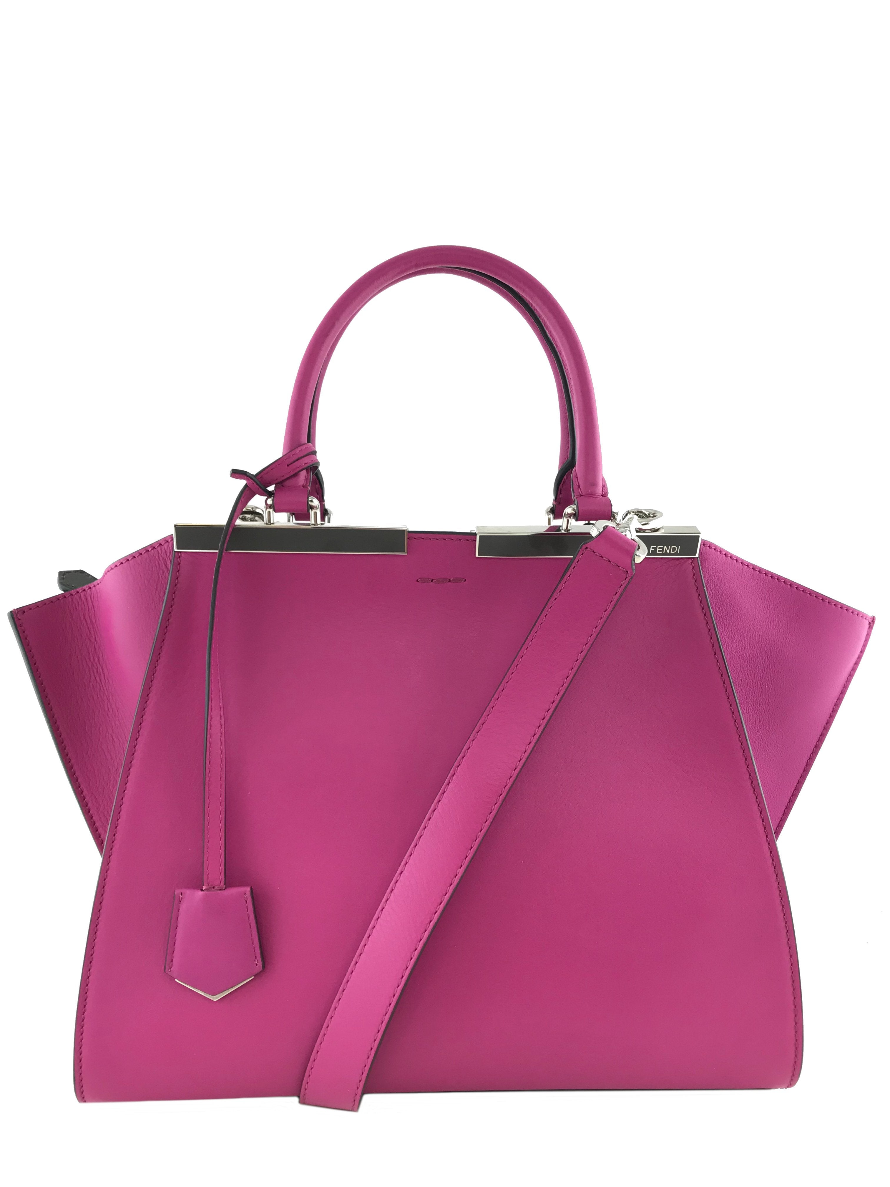 Fendi Leather 3Jours Tote Bag for Women - Luxury Designer Handbag for Work, Travel & Everyday Use