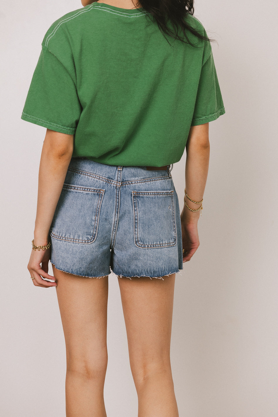 Stylish Ayra Denim Shorts for Women - High Waisted Ripped Denim Shorts with Stretchy Comfort - Perfect for Summer, Beach, and Casual Outings