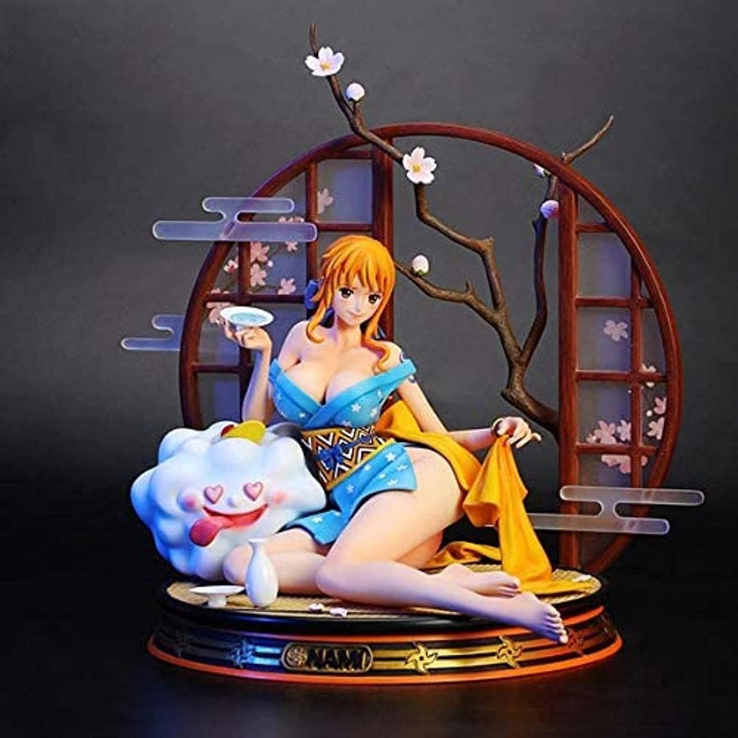 NRGDWXZ Anime Figure - One Piece Drunk Kimono Nami Action Figure 31cm/12inch, Limited Edition Collectible with Multiple Colors | Perfect for Anime Fans, Home Decor & Gift Giving