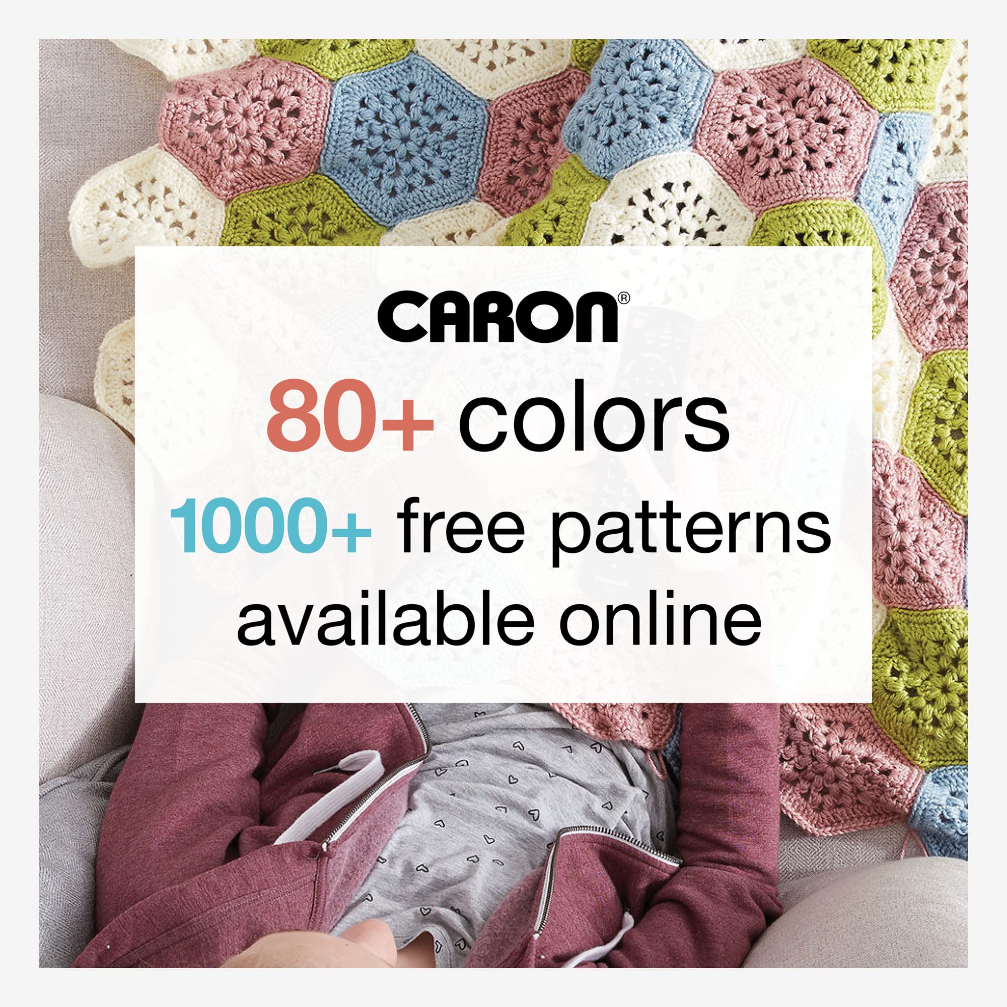 Caron Simply Soft Rose Garden Paints Yarn - 3 Pack (141g/5oz Each) - Premium Acrylic Worsted Weight Yarn (4 Medium) - 235 Yards per Skein - Perfect for Knitting, Crochet, Baby Blankets & Scarves - Soft & Vibrant Rose Garden Color Collection