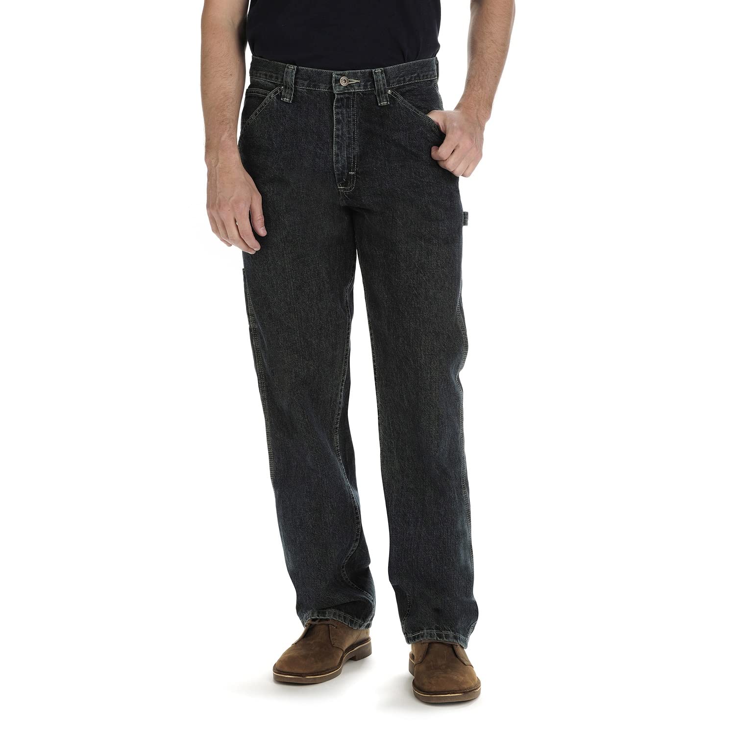 Lee Men's Big & Tall Carpenter Jeans - Relaxed Fit Work Pants for Construction & DIY Projects | Durable Denim with Reinforced Knees