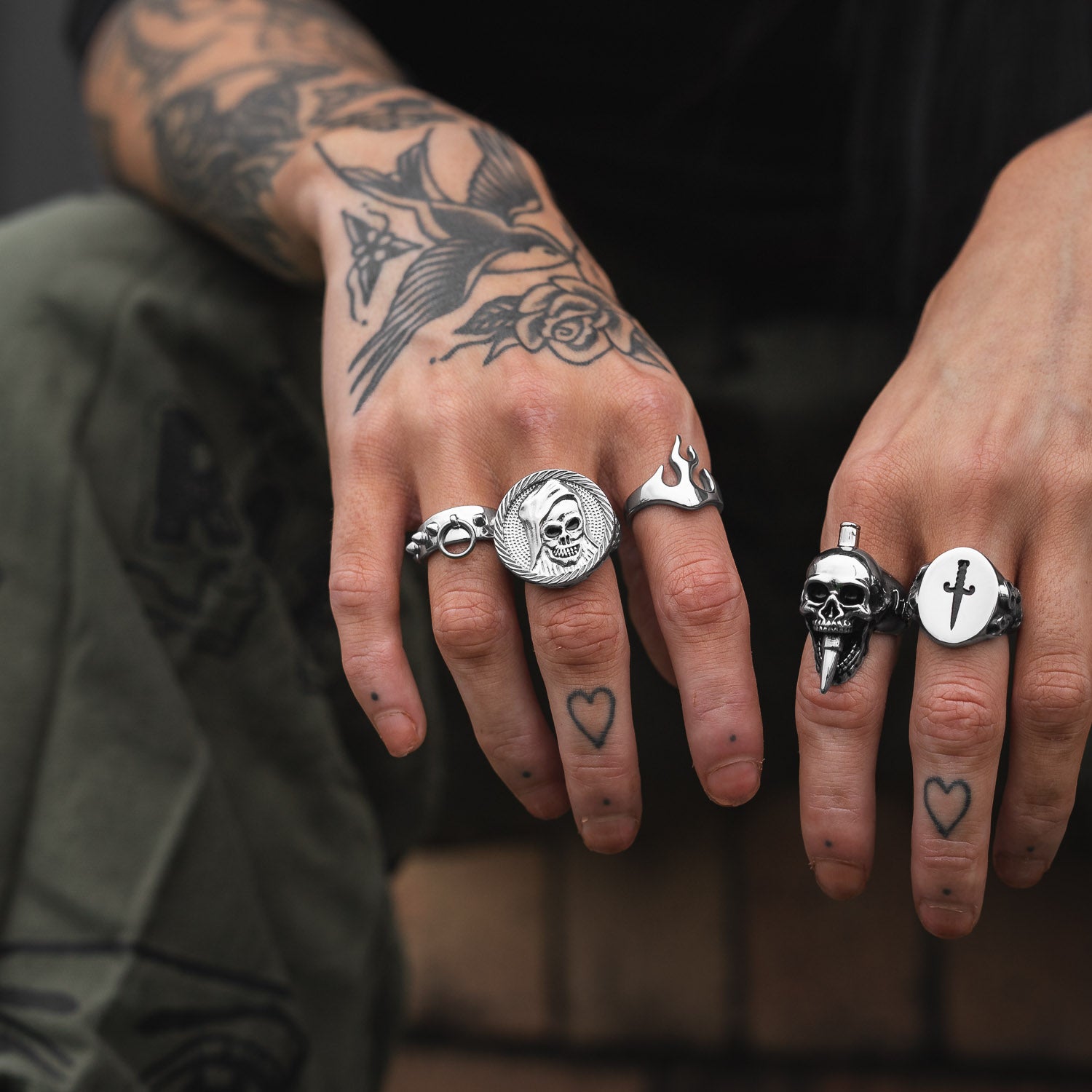 The Reaper Sovereign Ring - Gothic Skull Jewelry for Men & Women - Perfect for Halloween, Cosplay & Dark Fashion Accessories