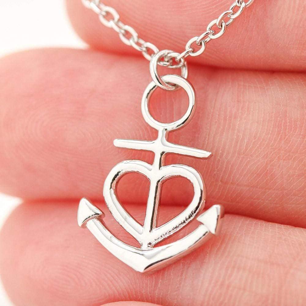 Express Your Love Gifts - Best Friend Always There Anchor Necklace, Stainless Steel 1622, Perfect for Birthdays, Anniversaries, and Special Occasions