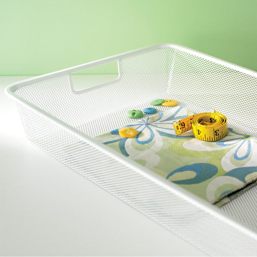 450mm Wide Mesh Storage Basket - 535mm Deep - Perfect for Organizing Closet, Laundry, or Kitchen Supplies