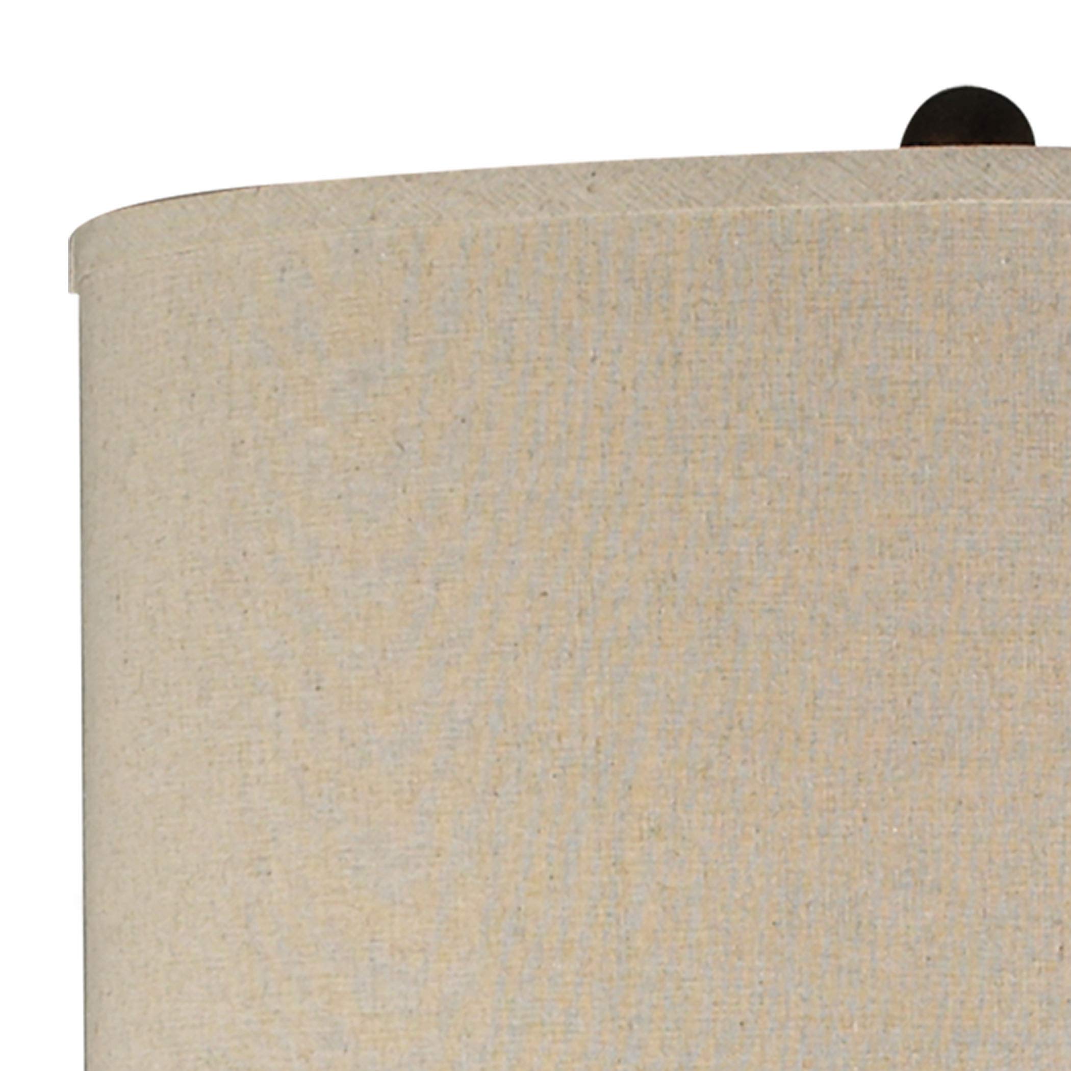 D2427-HUE-D Modern Floor Lamp in Burnished Bronze Finish - Perfect for Living Room, Bedroom, or Office Lighting Decor