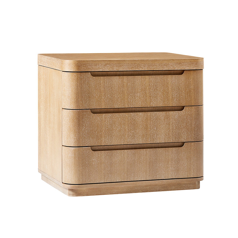 Yolanda Large 3 Drawer Nightstand with Hidden Storage - Modern Bedside Table with Optional Styles - Perfect for Bedroom, Guest Room, or Small Space Organization