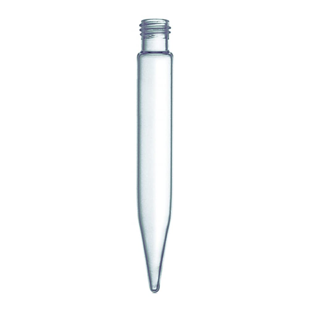 Kimble Chase 73785-15 Borosilicate Glass 15mL Disposable Centrifuge Tubes - Case of 125, Clear, 15-415 GPI Screw Thread Finish - Ideal for Lab Experiments, Sample Storage & Scientific Research