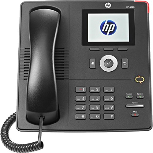 HP Unified 4120 IP Phone with J9766C Cable - VoIP Business Phone System for Office Communication & Call Centers