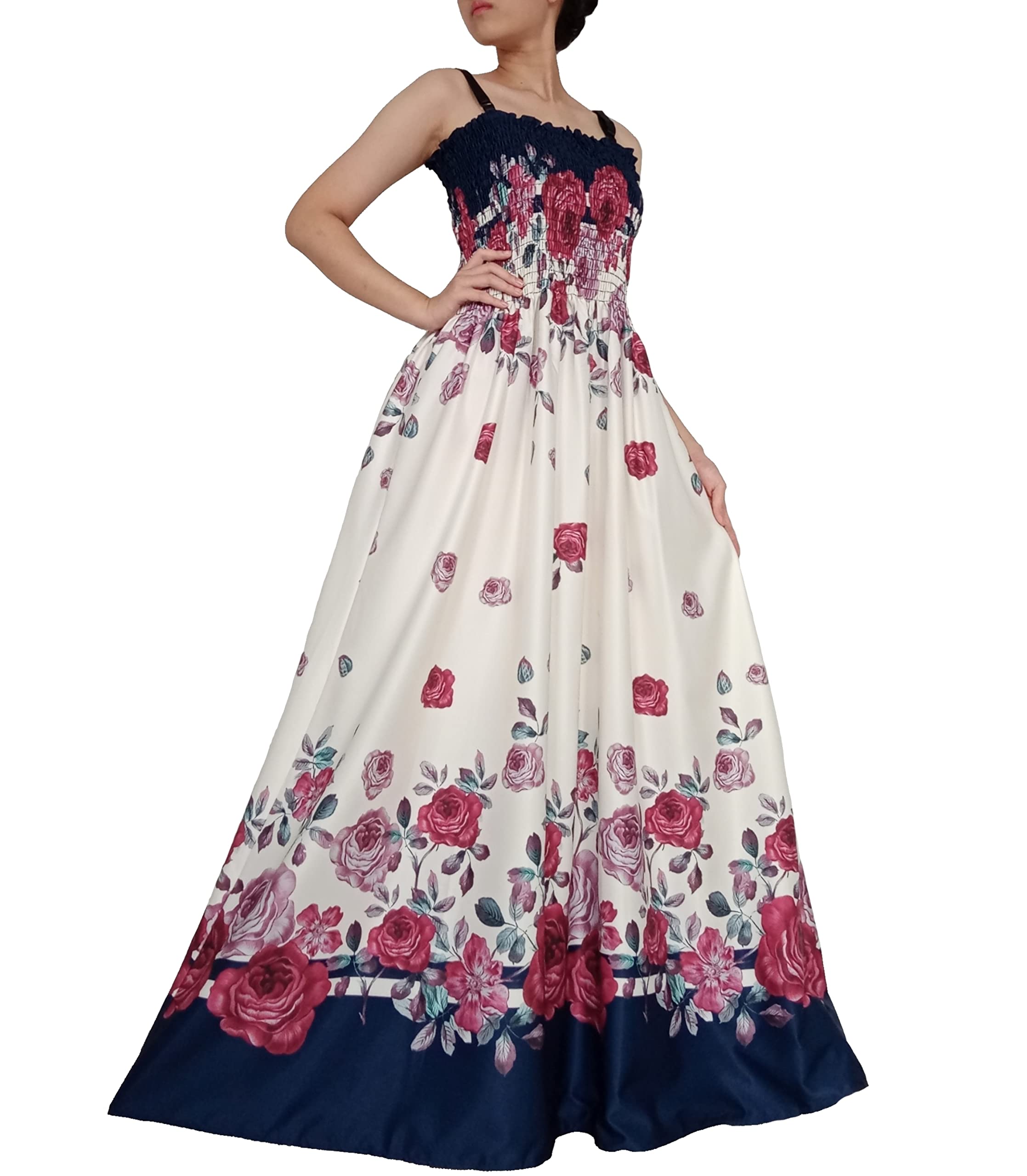 Plus Size Floral Maxi Dress for Women - Boho Long Summer Dress for Beach, Party, Prom & Evening Occasions | Elegant & Comfortable for Casual Outings & Special Events