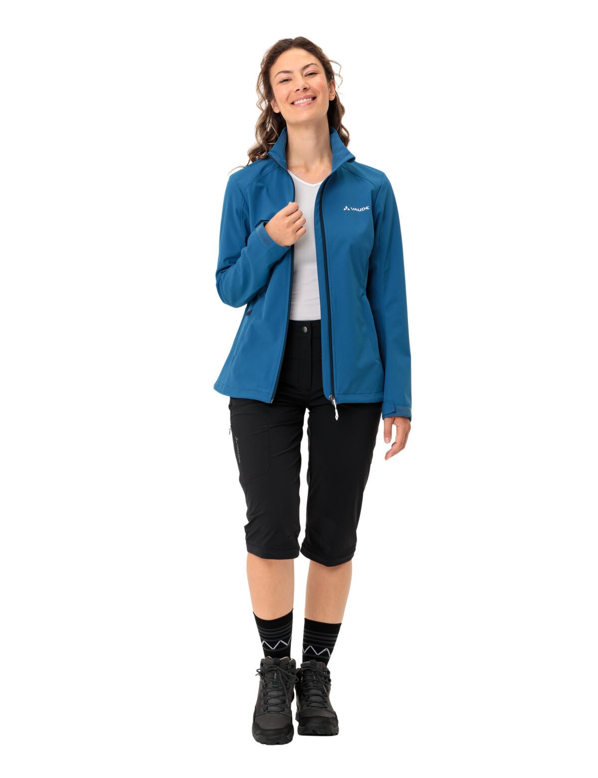VAUDE Women's Hurricane Jacket IV - Lightweight Waterproof Windbreaker for Hiking, Cycling & Outdoor Adventures