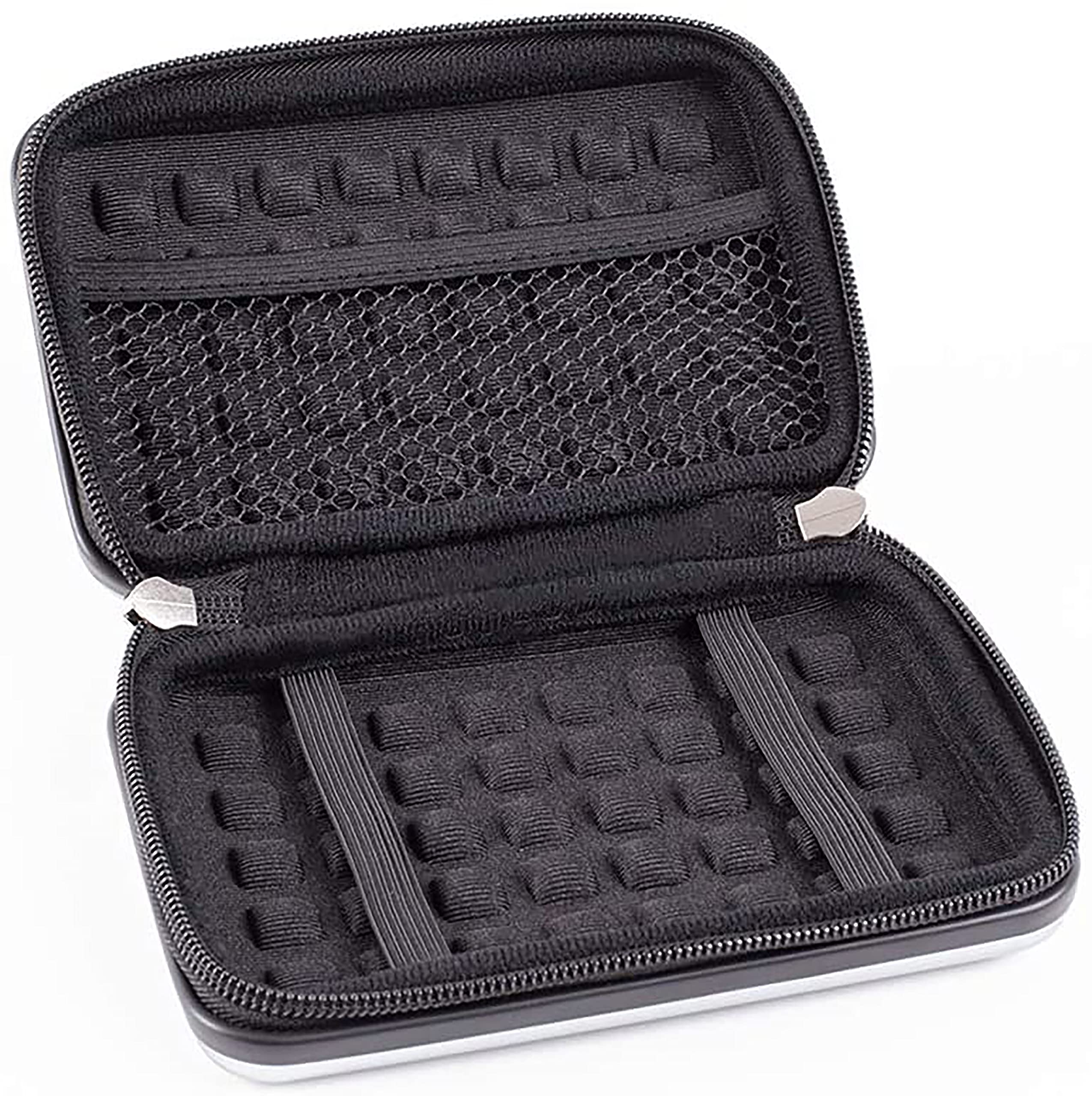 Duronic HDC3/SR Aluminum Hard Drive Case - Portable & Protective Storage Pouch for External Hard Drives & Cables | Compatible with Western Digital, Toshiba, Buffalo, Hitachi, Seagate, Samsung | Lightweight Travel & Office Data Protection Solution