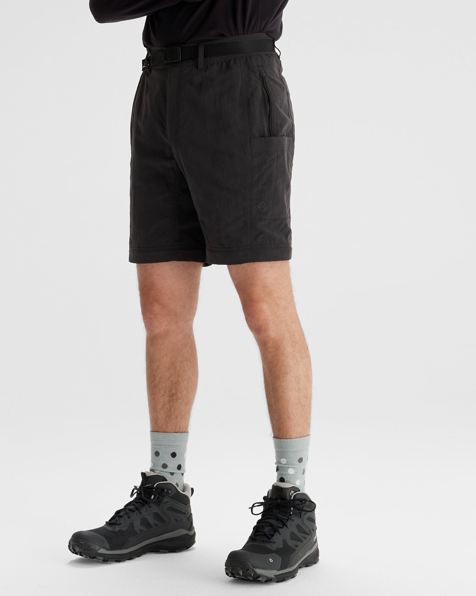 Men's EVRY Day Convertible Pants - Quick-Dry Travel Hiking Pants with Zip-Off Legs (Black) - Perfect for Outdoor Adventures, Camping & Travel