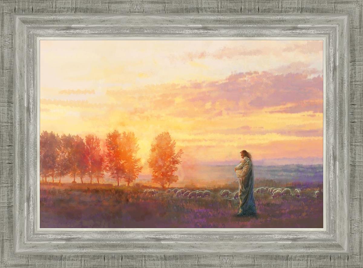 Eventide By Yongsung Kim - Premium Christian Wall Art for Home & Church Decor | Inspirational Bible Verse Canvas Painting | Perfect for Living Room, Bedroom & Worship Spaces