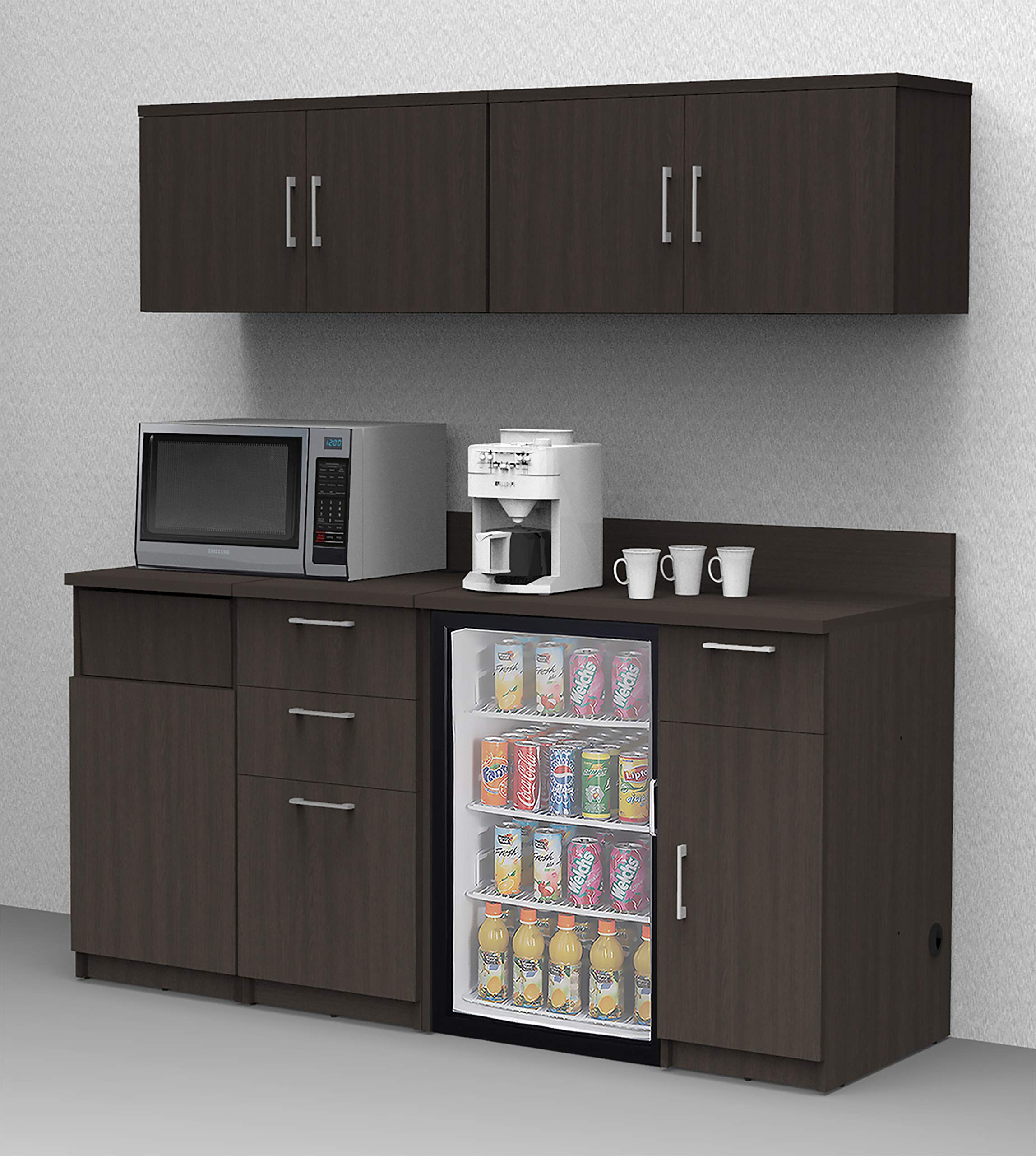 BREAKtime Coffee Break 5-Piece Espresso Buffet Set - Model 6887 Lunch Room Furniture (72