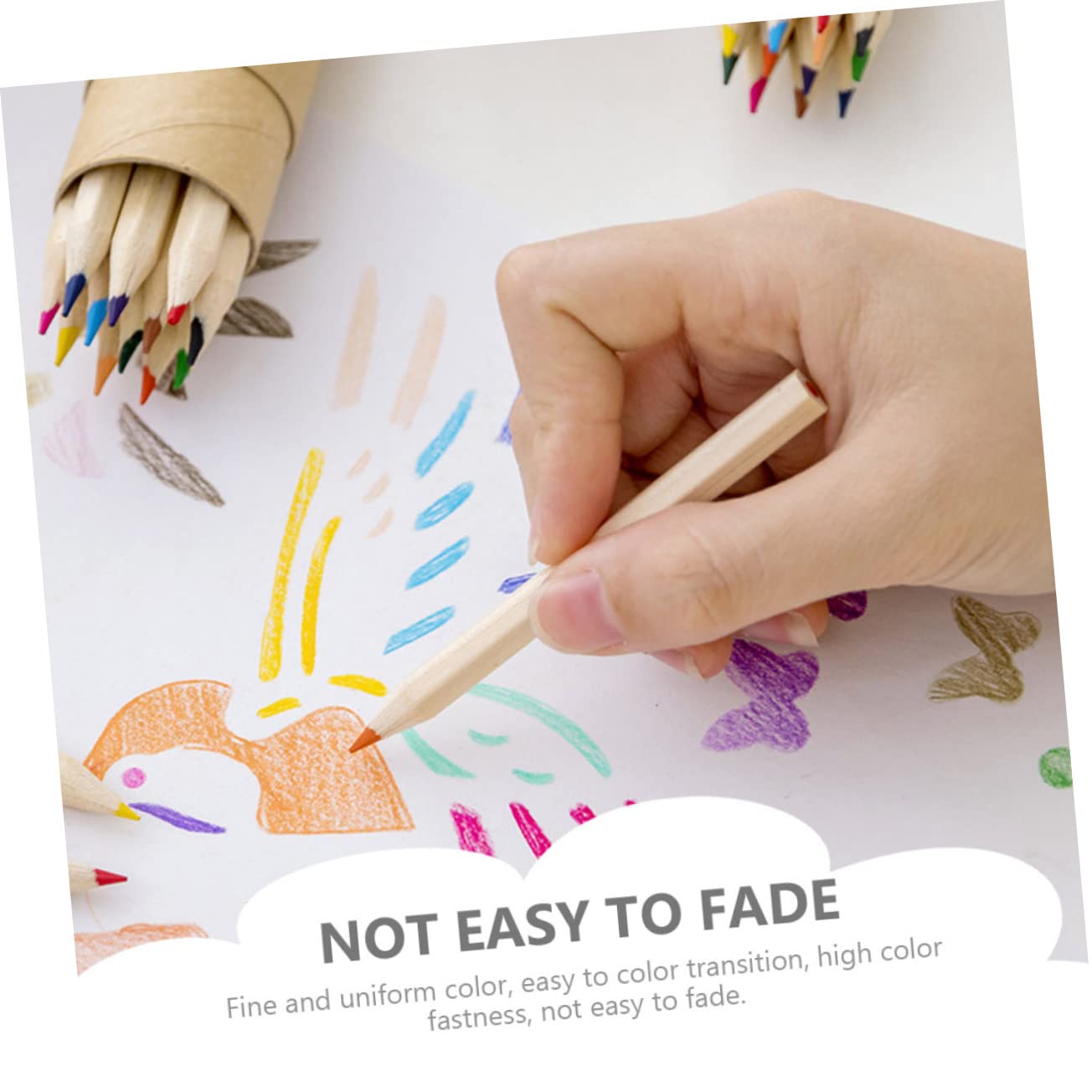 OHPHCALL 72-Piece Colored Pencils Set - Professional Artist Drawing Pencils with Vibrant Colors, Premium Wooden Case - Perfect for Sketching, Coloring Books, Adult Art Therapy & School Projects