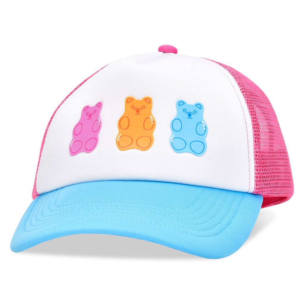 Ice Cream Jelly Bears Trucker Hat - Fun & Stylish Snapback Cap for Men & Women - Perfect for Summer, Festivals, and Outdoor Adventures