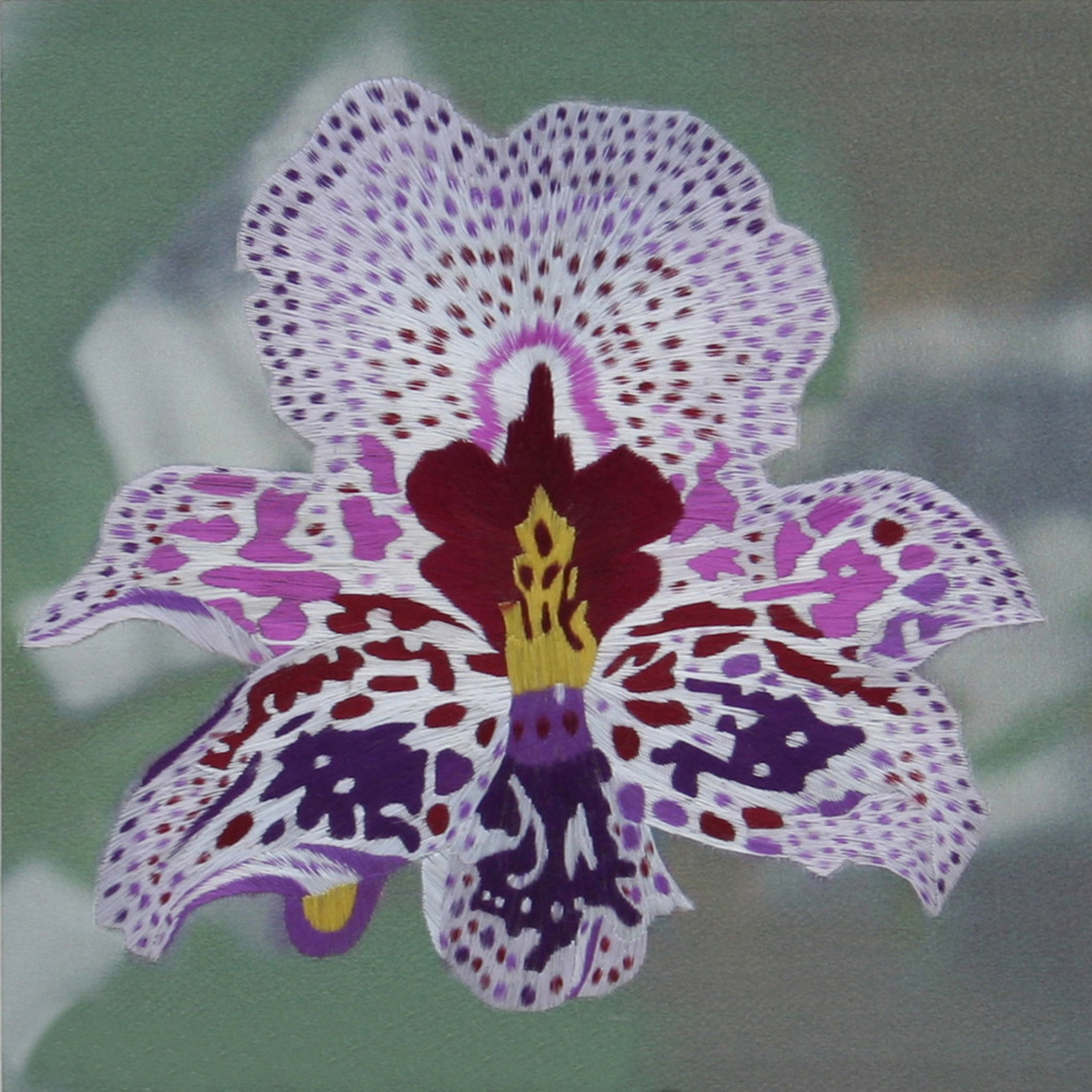 Handmade Pink & Purple Orchid Silk Flower Arrangement - Elegant Home Decor for Weddings, Parties & Office Spaces