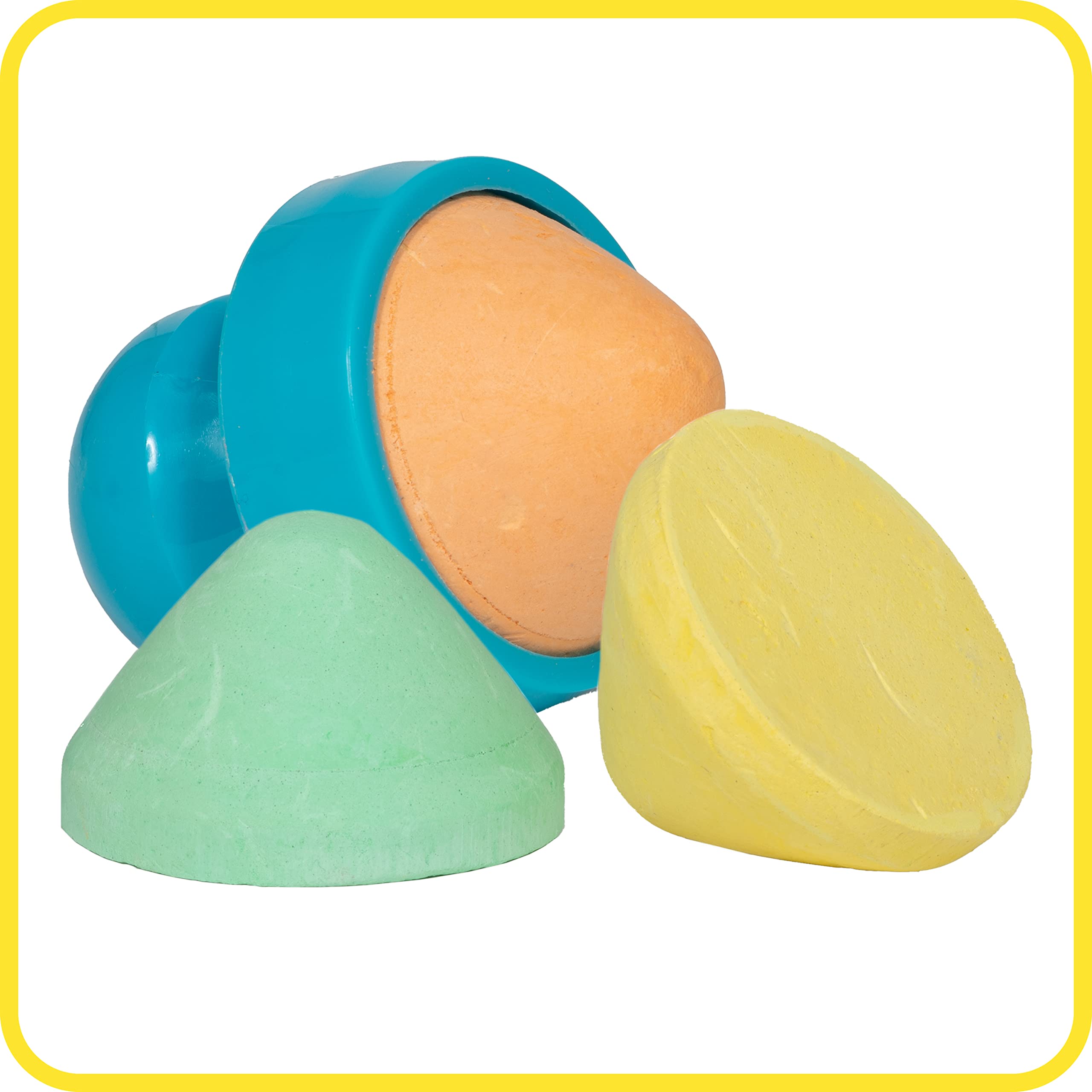 READY 2 LEARN Non-Toxic Easy Grip Chalk Refills - 6 Vibrant Colors for Toddlers 18 Months+ | Sidewalk Drawing & Outdoor Play | Compatible with Chalk Handles (Sold Separately)