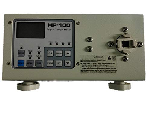 Digital Torque Meter Tester HP-100 - Precision Torque Wrench (1.5-100 Kgf.Cm / 1.5-90 Lbf.in / 0.15-10 Nm) with USB Software - Ideal for Electric Screwdrivers, Automotive Repair & Industrial Assembly