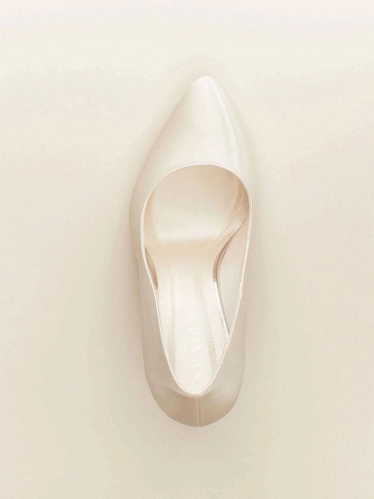 ASTRA Ivory Satin Block Heel Wedding Shoes for Bride - Comfortable Bridal Party Shoes for Church Ceremony, Reception & Photoshoot