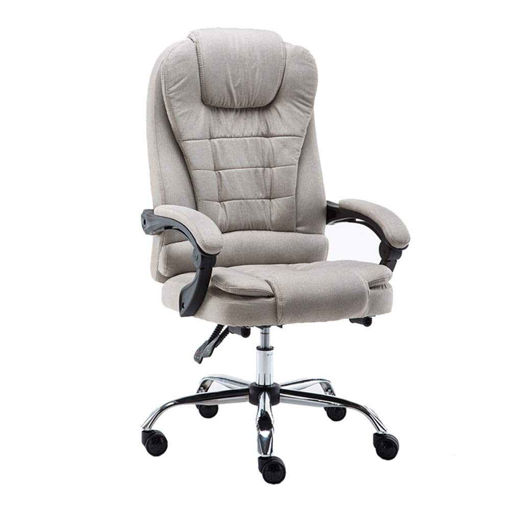 Ergonomic Swivel Office Chair with Adjustable Height & 360° Rotation - Breathable Fabric Computer Desk Chair for Home Office, Study & Gaming - 2 Color Options (Black, Blue) - Perfect for Long Work Sessions & Online Meetings