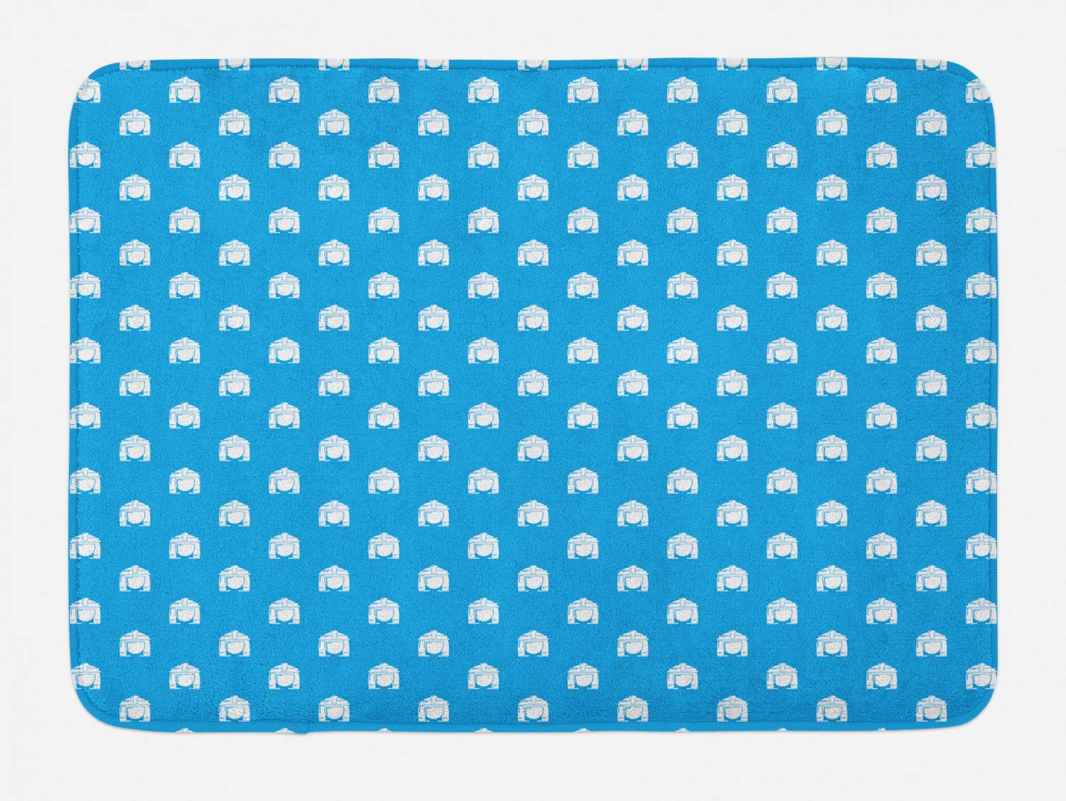 Ambesonne Plush Non-Slip Bath Mat with Crown & Cleopatra Design - 30.2