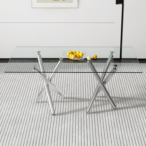 71“*35.4” Silver Table