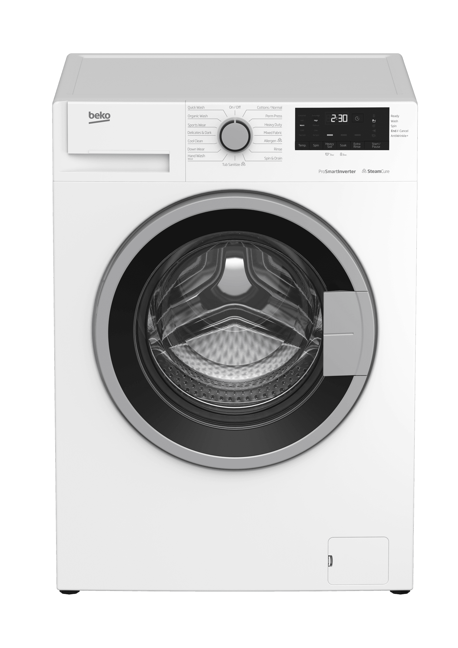 Beko BWM7200X 24 Inch Front Load Washing Machine 1.94 Cu Ft Compact Washer for Apartments & Small Spaces - Perfect for Laundry Rooms, Tiny Homes & RVs